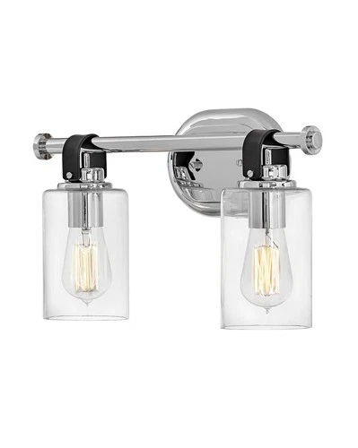 Hinkley Lighting 52882 Halstead 2 Light 16"W Bathroom Vanity - Chrome - Picture 5 of 7