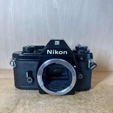 Nikon EM Camera Black 35mm Film Working Condition Compact Easy to Use