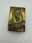 WW1/WW2 Royal Ulster Rifles Brass Trench Art Matchbox Holder