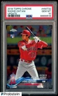 2018 Topps Chrome Update #HMT32 Shohei Ohtani Angels RC Rookie PSA 10