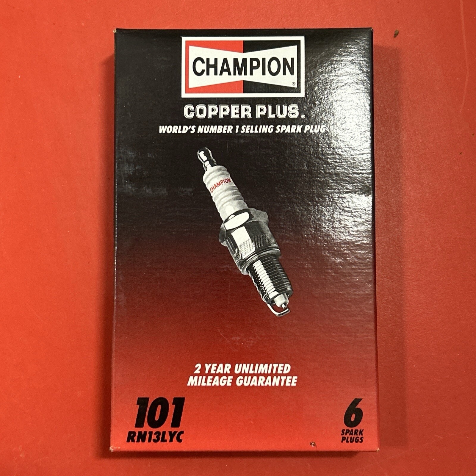 Champion Copper Plus 101 Spark Plug RN13LYC , Set Of 6