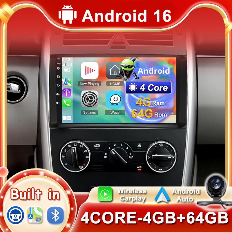 Autoradio Android GPS per Mercedes Benz A/B/V-Class