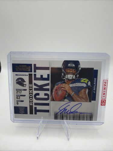 Jalen Milroe [Variation] #37 2025 Panini Select Contenders Rookie Ticket card