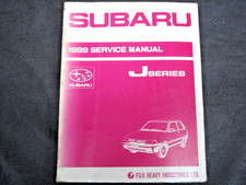 Subaru Justy MK2 (1989-94) J10 & J12 Models Repair & Service Workshop Manual