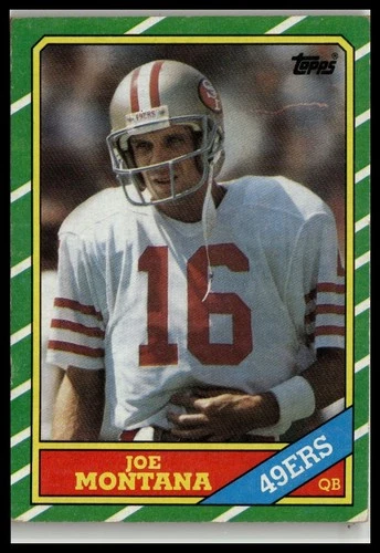 Joe Montana 1986 Topps #156 San Francisco 49ers Card