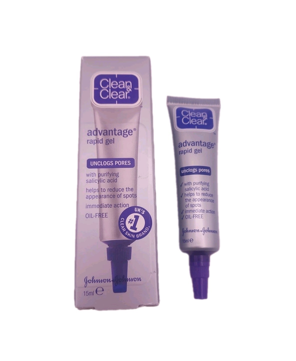 Clean & Clear Advantage Rapid Gel Unclogs Pores Spot Treatment 0.5oz