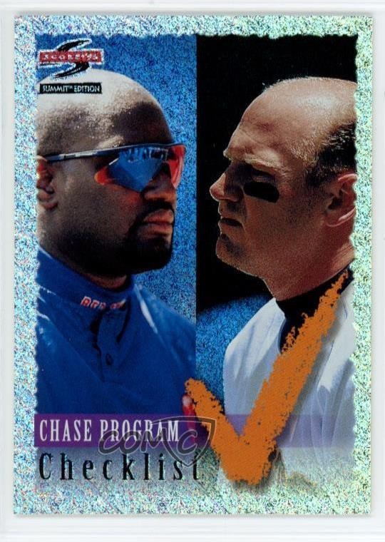 1995 Score Summit Checklist Nth Degree Mo Vaughn Matt Williams #200 tw0