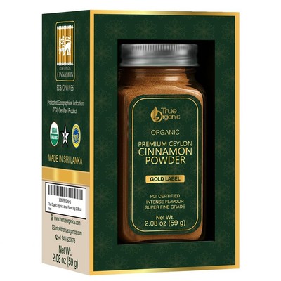 Premium Ceylon Cinnamon Powder | 2.08 Oz | Extra Fine Grade | Intense Flavor ...