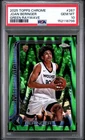 2025 Topps Chrome Basketball RayWave Green Refractor Joan Beringer #267 PSA 10