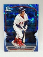 2023 Bowman Chrome Sapphire Blaze Jordan BCP-167 Prospects | Boston Red Sox