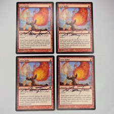 SIGNED PLAYSET MARK TEDIN LAVASPIKE MODERN MASTERS MP MTG