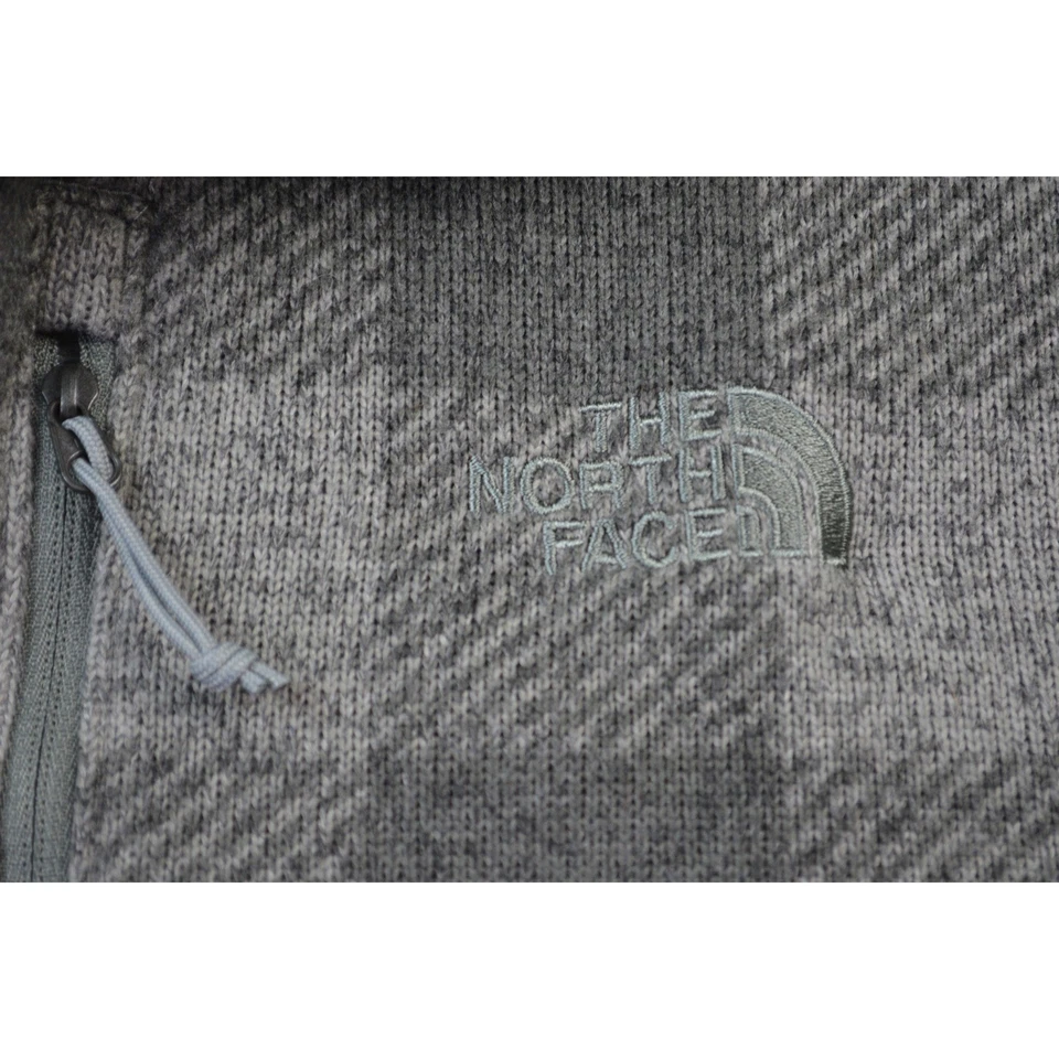 The North Face Mens Plaid Fleece Half Zip Pullover Sweater Jacket Size LG - Image 3 of 4