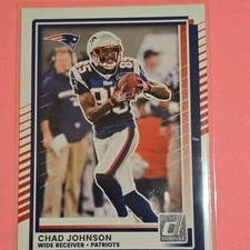 PANINI 2025 DONRUSS CHAD JOHNSON #18 NEW ENGLAND PATRIOTS NFL BASE SET