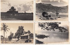Vietnam 1950s Group of  4 Good Old  Picture Post Cards.