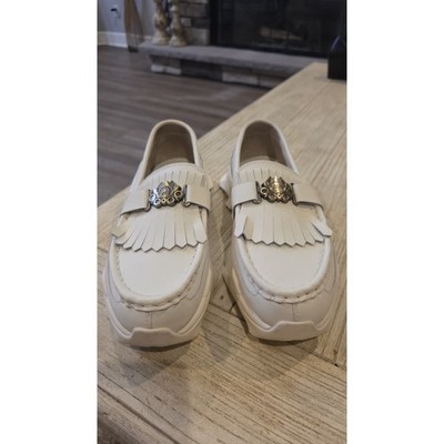 Palomo Spain x Puma Nitefox Loafers White Leather Kiltie Chunky Sneakers Mens