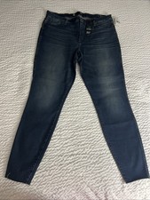 Kut From The Kloth Connie High Rise Fab Ab Ankle Skinny Jeans, Womens Sz 16 NWT