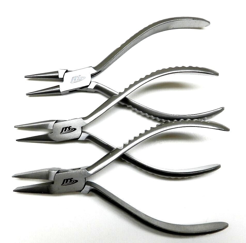 Jewelry Making Pliers Set of Stainless Steel with Grooved