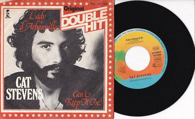 Cat Stevens  -Lady D'Arbanville / Can't Keep It In- 7'' 45 Island Records