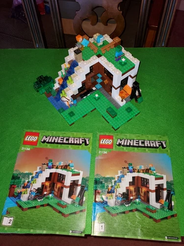LEGO Minecraft 21134 - Die Wasserfallbasis, vollständig - nicht mehr im Handel erhältlich