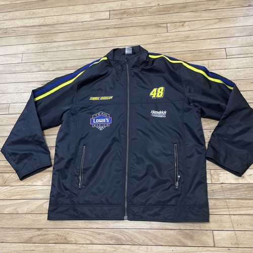 NASCAR Chase Authentic Jimmie Johnson Vtg Y2k Jacket Men 2XL Hendrick Motor XXL - Picture 19 of 22