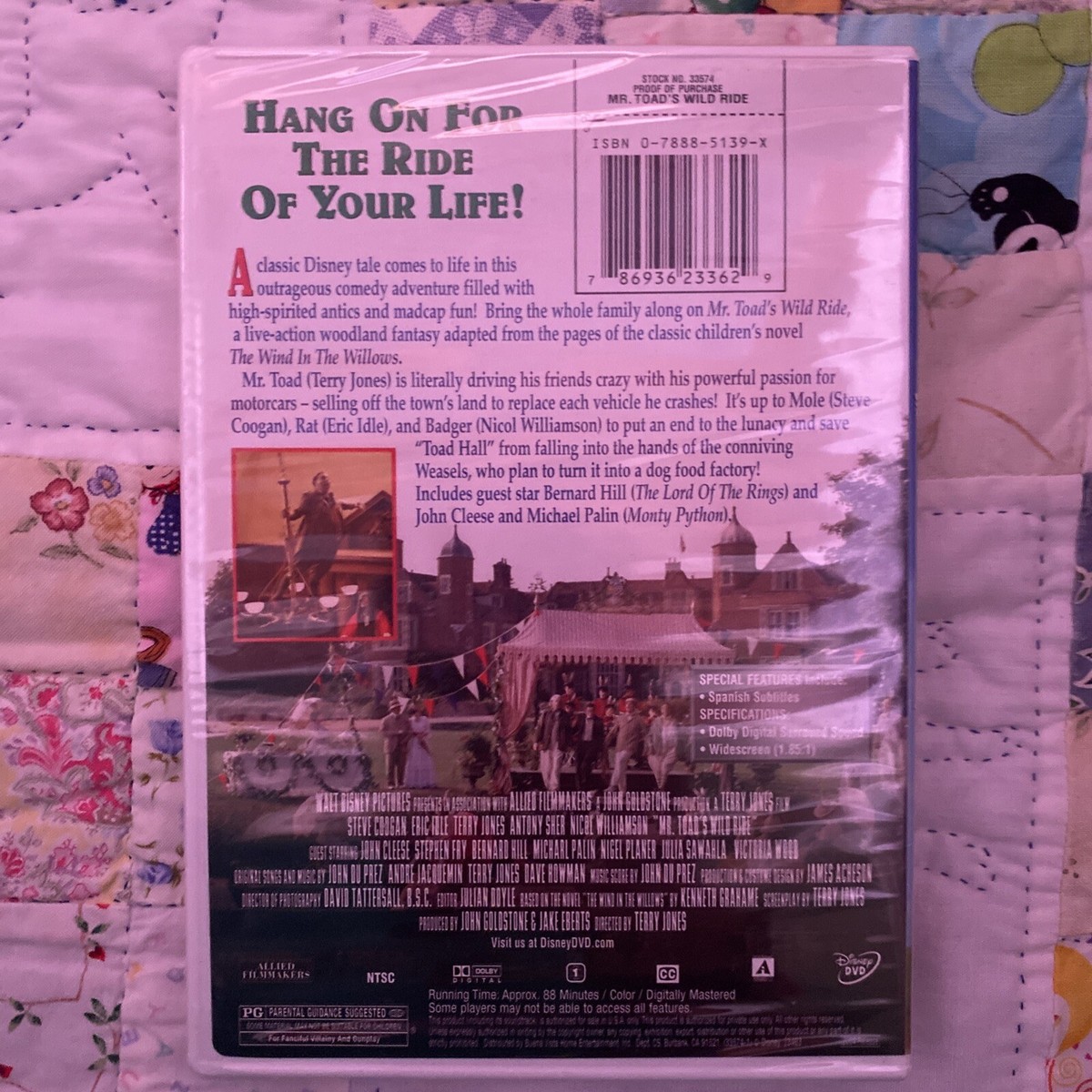 BRAND NEW Mr. Toads Wild Ride (DVD, 2004) 786936233629| eBay