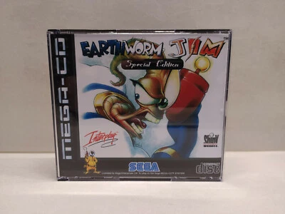 Earthworm Jim S.E. repro Sega Mega-CD PAL Boîtier + Disque Mega CD - Photo 1/4