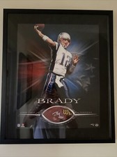 Tom Brady UDA football swatch auto /25