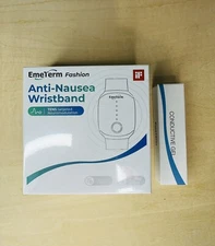 EMETERM  Fashion Anti-Nausea Wristband Neuromodulation Model YF-ZTY-E1 Blue