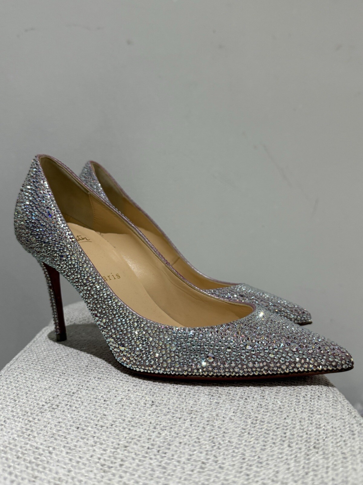 Christian Louboutin Strass Crystal Shoes size 36.5