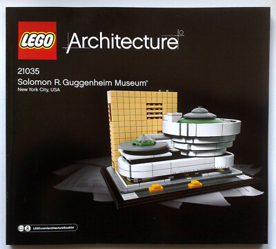 Lego  Bauanleitung Architecture für Solomon R. Guggenheim Museum 21035 Neu