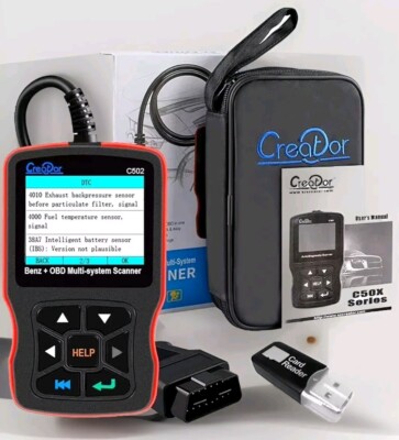 Creator C502 OBD2 Diagnose/Reset Scanner für Mercedes EPB ABS EPS Modi 1-10