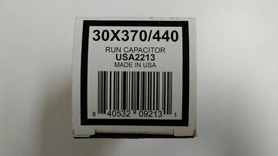 AMERICAN RADIONIC AmRad Round Run Capacitor 30 MFD 370/440 VAC USA2213