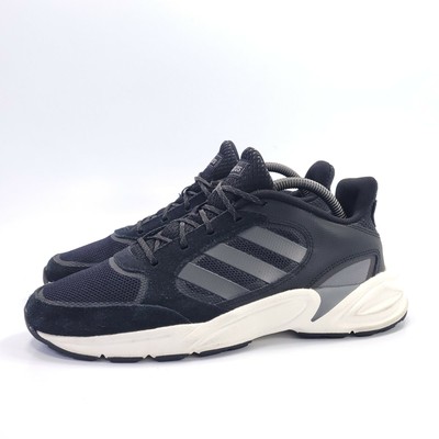 Adidas 90s Valasion Athletic Running Shoe Womens Size 9.5 EE9906 Black  White | eBay
