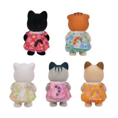 Sylvanian Families Gather together BABY CAT SET Epoch Calico