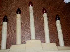 5 Lite Candolier, Measures 13.5 x 11 x 3 in, Working, Squared Bottom