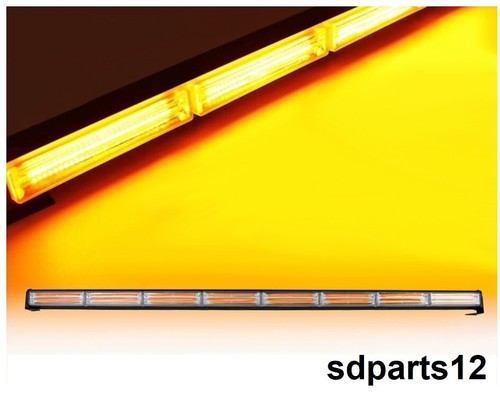 Barre Lumineuse LED Gyrophare 96 Cm - 78 LEDs, 14 Modes, Aimants Puissants, IP67, Pour Véhicules 12V/24V