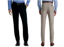 Haggar Men’s Performance Straight Fit 365 Flex Dress Pants