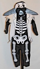 Black White Pirate Skeleton Halloween Costume Dress Up Toddler FREE Shipping