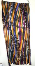 Diane Von Furstenberg Pleated Petal Jersey Scarf Multicolor Eccentric