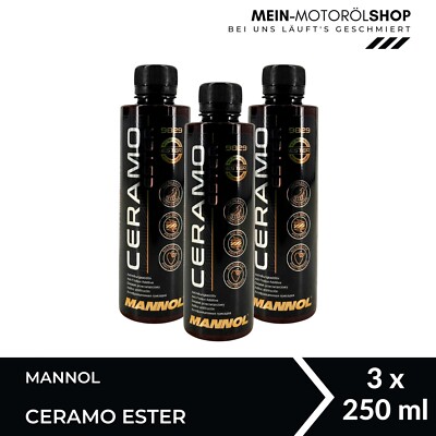 Mannol MN9829 Ceramo Ester Verschleißschutz Motorschutz Additiv 3x250 ML