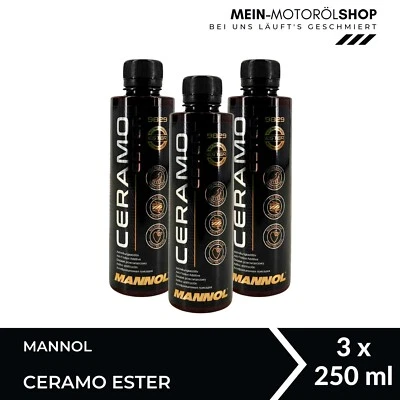 Mannol MN9829 Ceramo éster protección contra el desgaste aditivo protección del motor 3x250 ML