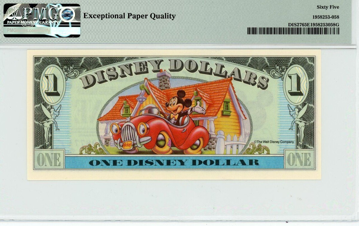 ✨超希少✨【美品】Disney Dollars 1993年版 $1, 5, 10 ✨超希少✨【美品】Disney Dollars 1993年版 , 5, 10 ✨超希少✨【美品