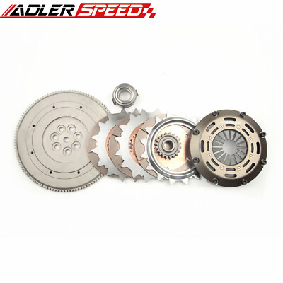 RACING TRIPLE DISC CLUTCH KIT+ FLYWHEEL for LANCER EVOLUTION EVO 4 5 6 7 8 9
