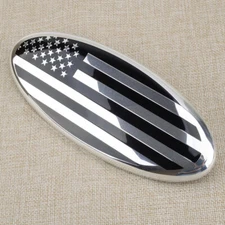 9" For Ford F150 F250 US Flag Oval Emblem Badge FRONT GRILLE Tailgate Accessory