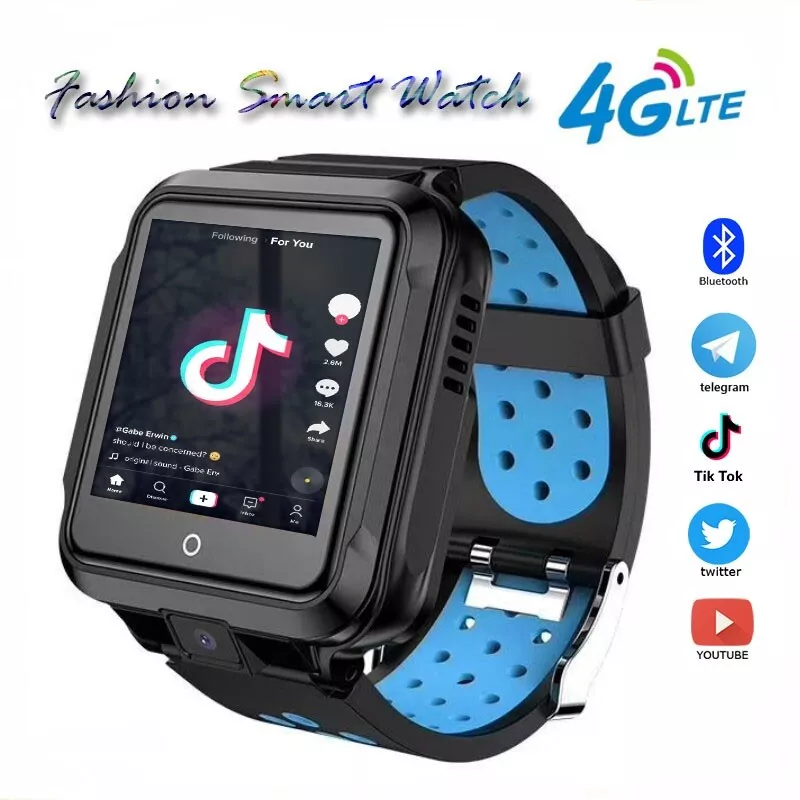 Waterproof M11 4G Smart Watch Android 6.0 1G+8G Support SIM Heart Rate WIFI  GPS