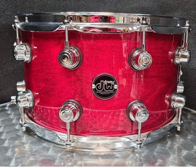 DW Performance Cherry Stain Snare Drum 14x8'' Zoll Maple USA / Rullante Drums