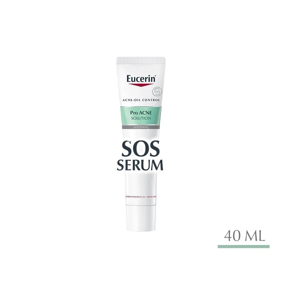 EUCERIN Pro Acne Solution SOS Serum 40 ml Reduce Redness Acne Prone Skin SHIP US - Image 4 of 4