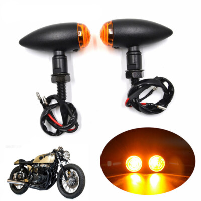 MISS MOLY Black Motorcycle LED Turn Signals Amber Burkina Faso MISS MOLY Black Motorcycle LED Turn Signals Amber Burkina Faso