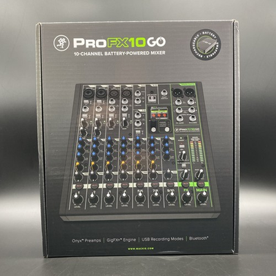 #ad #ad Mackie ProFX10GO 10 Channel Battery Powered Analog Mixer w FX USB Bluetooth $248.50