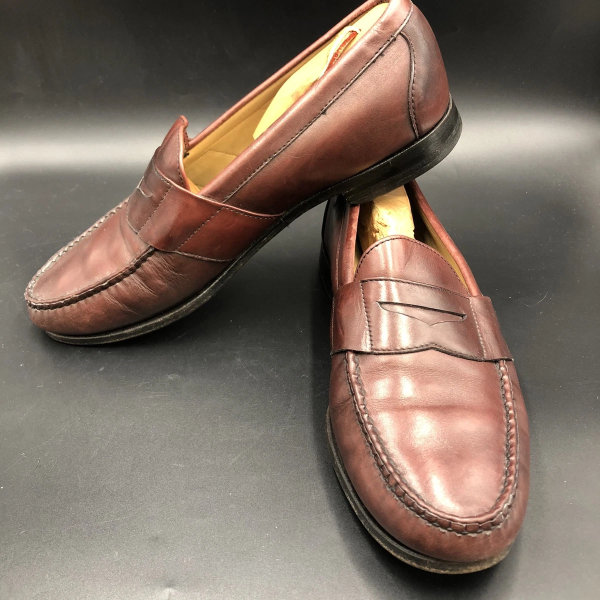 Allen Edmonds Enfield Kiltie Tassel Moc Toe Leather Loafer Burgundy Men\'s 9.5D Allen Edmonds Bridgeton Burgundy Kiltie | Mercari main image 3